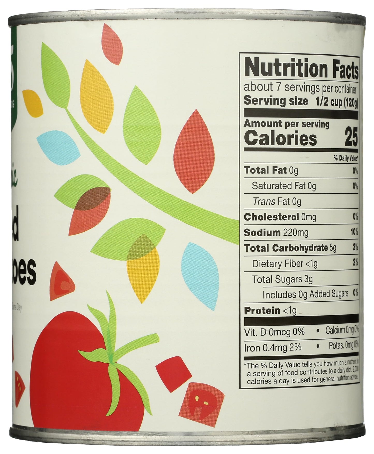 365 by Whole Foods Market, Organic Diced Tomatoes, 28 Ounce