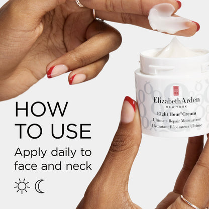 Elizabeth Arden Eight Hour® Cream Ultimate Repair Moisturizer Skin Care Face Moisturizer Face Cream Facial Moisturizer - 1.7 Fl Oz.