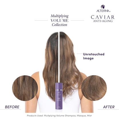 Alterna CAVIAR Anti-Aging Multiplying Volume Masque 5 Fl Oz | Lightweight Hydrating Hair Volumizer Mask for Fine, Thin, Limp or Flat Hair | Adds Shine & Body | Strengthens, Detangles & Boosts Fullness