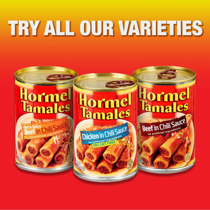 HORMEL Chicken Tamales, Canned Tamales, 15 Oz (Pack of 12)