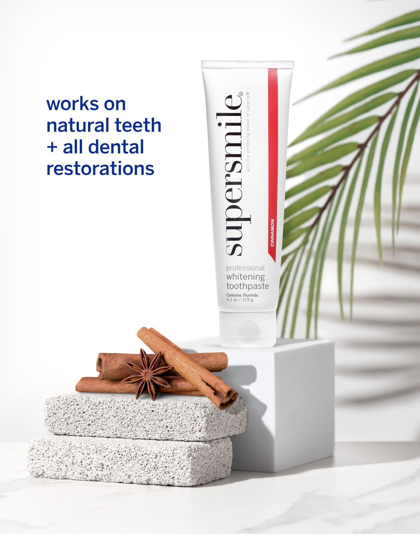 Supersmile Professional Whitening Toothpaste – Fluoride Toothpaste for Visibly Whiter Teeth – Whitens up to 6 Shades