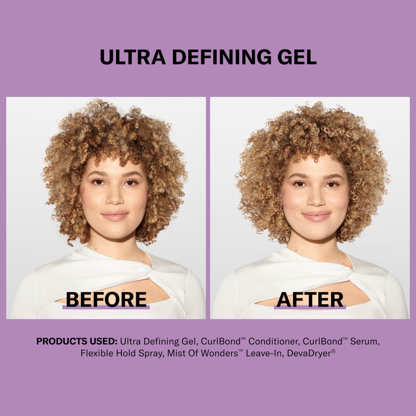 DevaCurl Ultra Defining Gel Strong Hold Non-Crunch Styler | Non-Flaking Formula | Non-Sticky