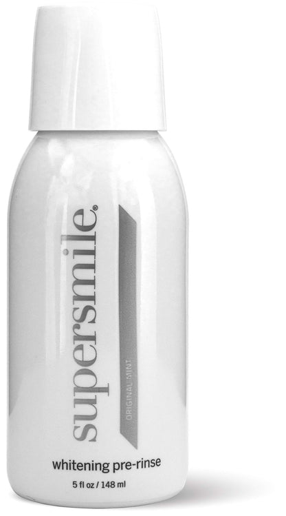 Supersmile Whitening Pre-Rinse, Clinically Formulated Pre-Brush Dental Mouthwash, Original Mint, 5 Fl Oz