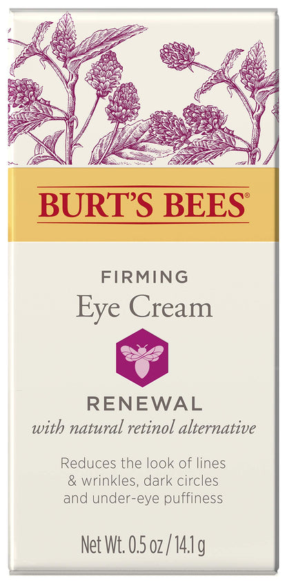 Burt's Bees Renewal Smoothing Eye Cream, Firming Eye Cream, Hibiscus 0.58 Ounce