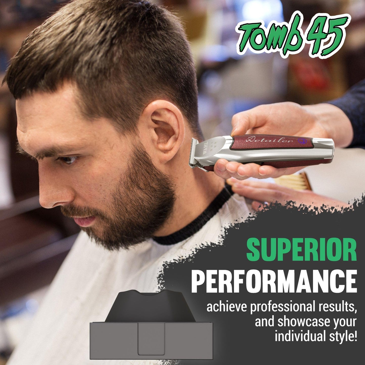 Tomb 45 Power Pod for Wahl Detailer - Cordless Trimmer Charger - High Performance Wireless Charging Dock