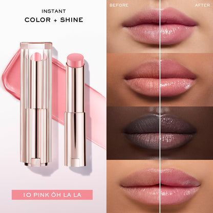 Lancôme Lip Idôle Squalane-12 Butterglow™ Hydrating Lip Balm – Instant Shine, 24H Hydration, and Buildable Color for Smooth & Moisturized Lips