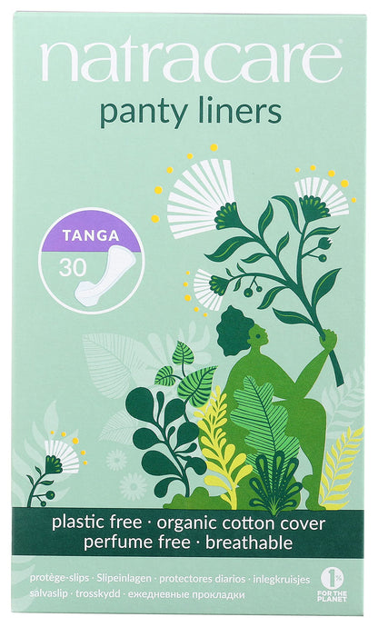 Natracare Natural Panty Liners, Tanga, 30 Count (Pack of 1)