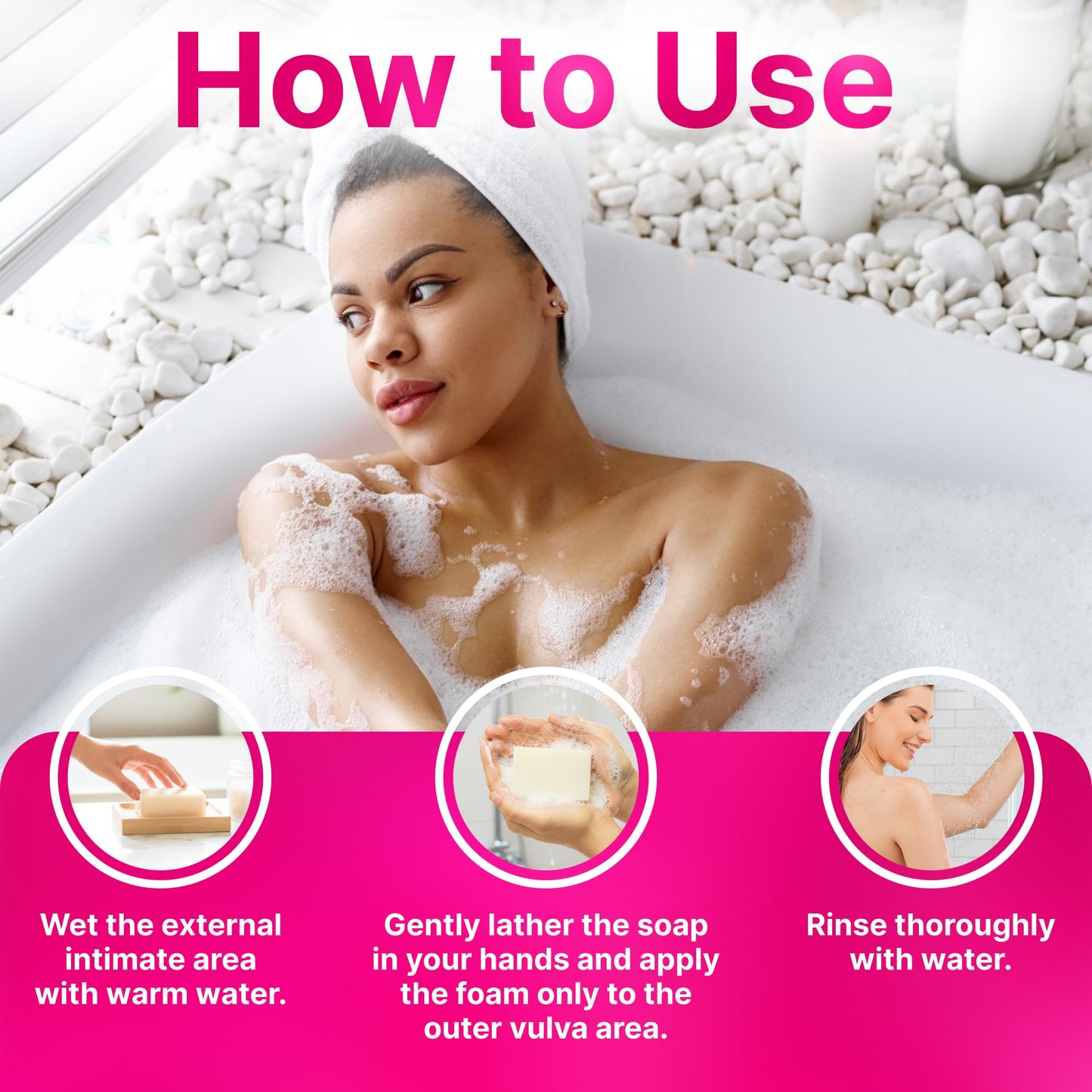Yoni Soap for Vaginal Intimate Feminine Wash - Advanced pH Balance & Odor Care Control Hydration Complex - Natural Korean Cold-Pressed Vegan Formula with Aloe Vera, Chamomile & Calendula - 2 Pack