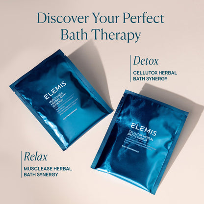 ELEMIS Musclease Herbal Bath Synergy 10 Pack, Muscle Relief Therapy Soak To Ease Tension & Promote Recovery