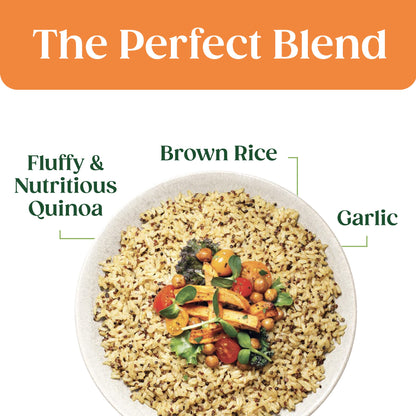 SEEDS OF CHANGE Organic Quinoa & Brown Rice with Garlic, Organic Food, 8.5 OZ Pouch