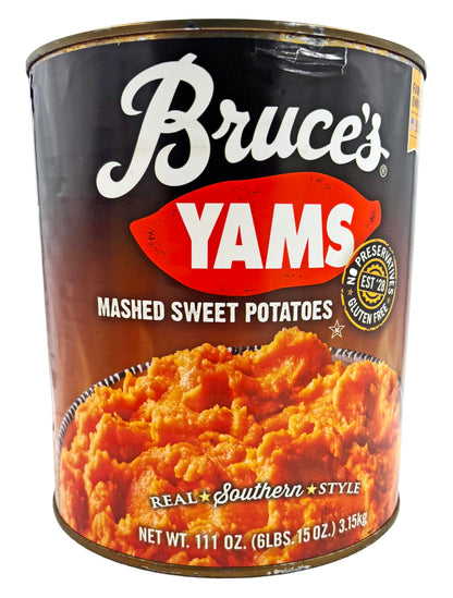 Bruce's Mashed Sweet Potatoes (Yams) | Southern Style | Kosher | 6.94 lbs