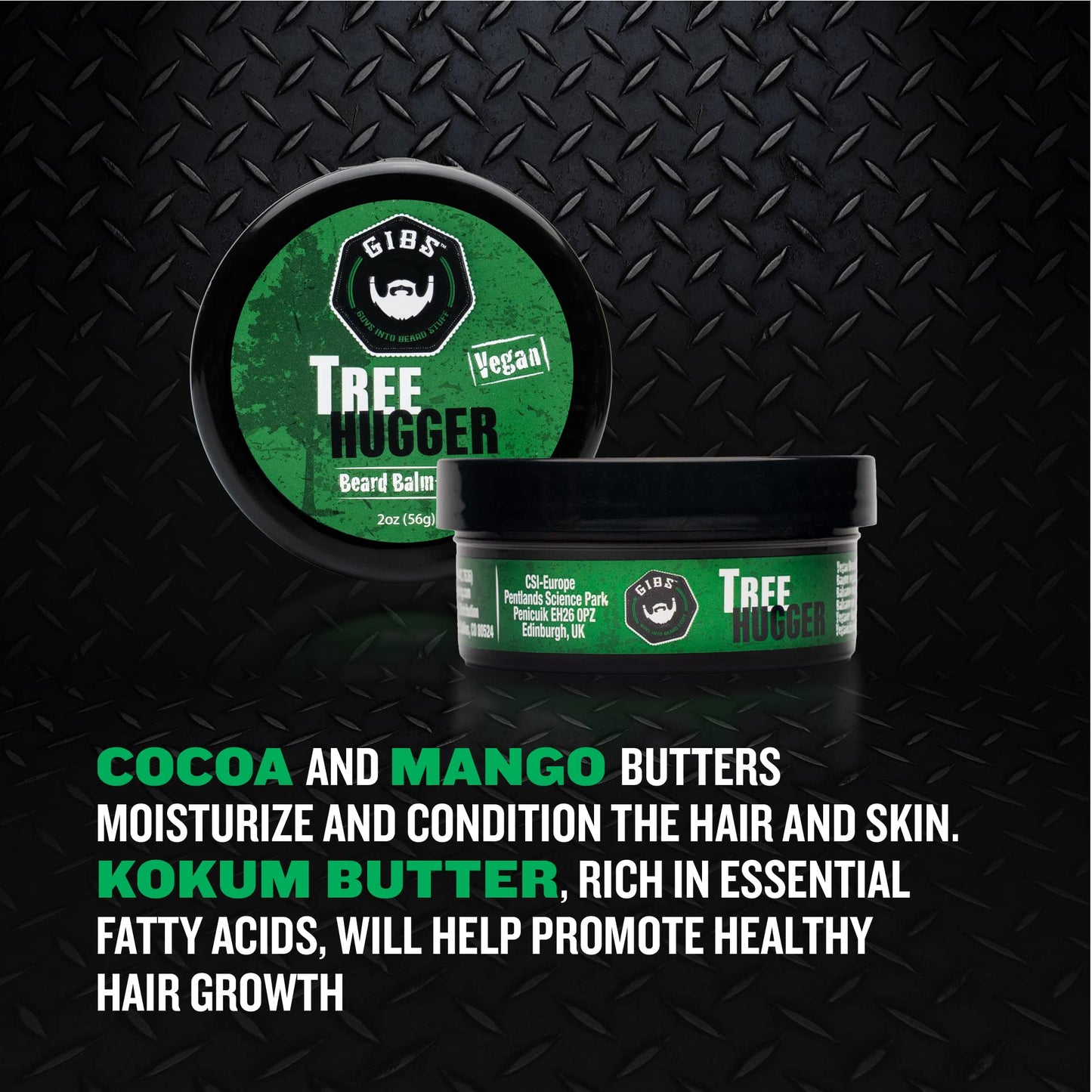 GIBS Grooming Tree Hugger Beard Balm Aid, 2 oz