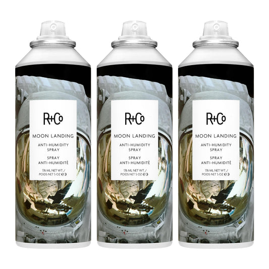 R+Co MOON LANDING Anti-Humidity Spray – Frizz Control & Humidity Protection, Smooths Hair & Enhances Shine, All Hair Types