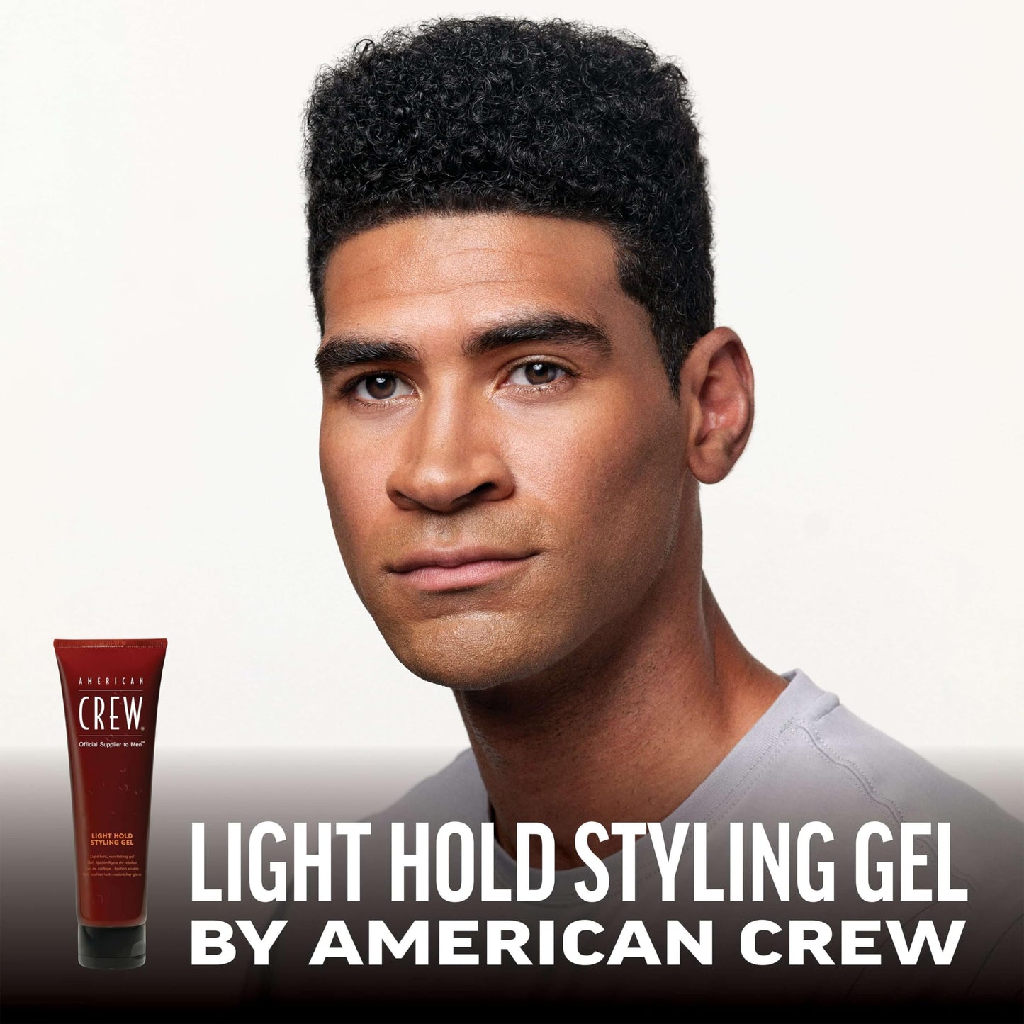 AMERICAN CREW Men's Hair Gel, Light Hold, Non-Flaking Styling Gel, 13.1 Fl Oz (Pack of 2)
