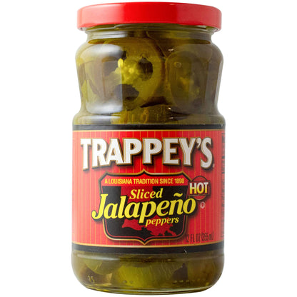 Trappey's Sliced Jalapeno Peppers | 12 Fl Oz | Pack of 6