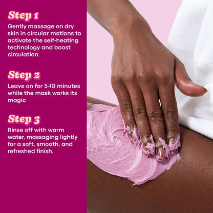 TONYMOLY Plum Bum Self-Sculpting Body Mask – Firming & Smoothing Treatment for Soft, Even-Toned Skin, Boosts Circulation & Texture Improvement, Clinically Tested