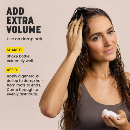 Drybar Southern Belle Volume - Boosting Mousse | Prevents Frizz & Damage, Smoothes Hair, and Provides Shine for Long-Lasting Body & Style