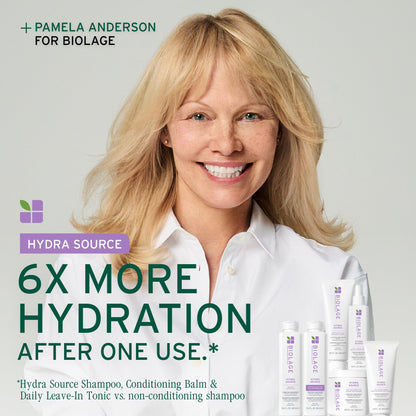BIOLAGE Hydra Source Detangling Solution - For Dry Hair, Detangles & Controls Static For Less Frizz & Fly-Aways, Paraben-Free