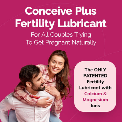 Conceive Plus Fertility Lubricant Travel Size - Sperm-Safe, PH Balanced Personal Lubricant for TTC Couples - Enhances Vaginal Health and Supports Fertility - 1 Fl Oz