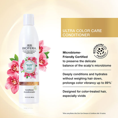 Biotera Ultra Color Care Conditioner | Prolongs Vivid Color-Treated Hair | Microbiome Friendly | Vegan & Animal Test-Free | Paraben & Sulfate Free | Color-Safe