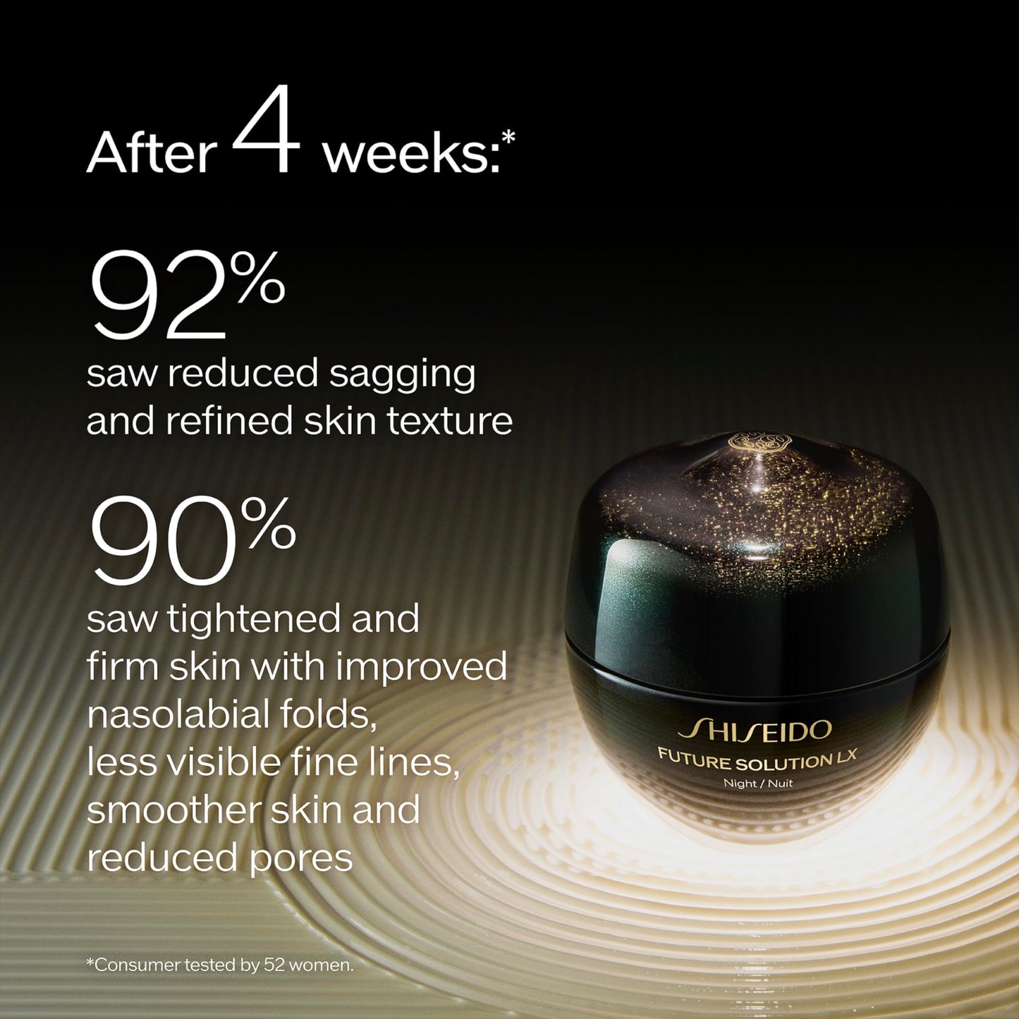 Shiseido Future Solution LX Total Regenerating Cream - 50 mL - Anti-Aging Night Moisturizer - Visibly Firms, Plumps, and Smooths - Non-Comedogenic