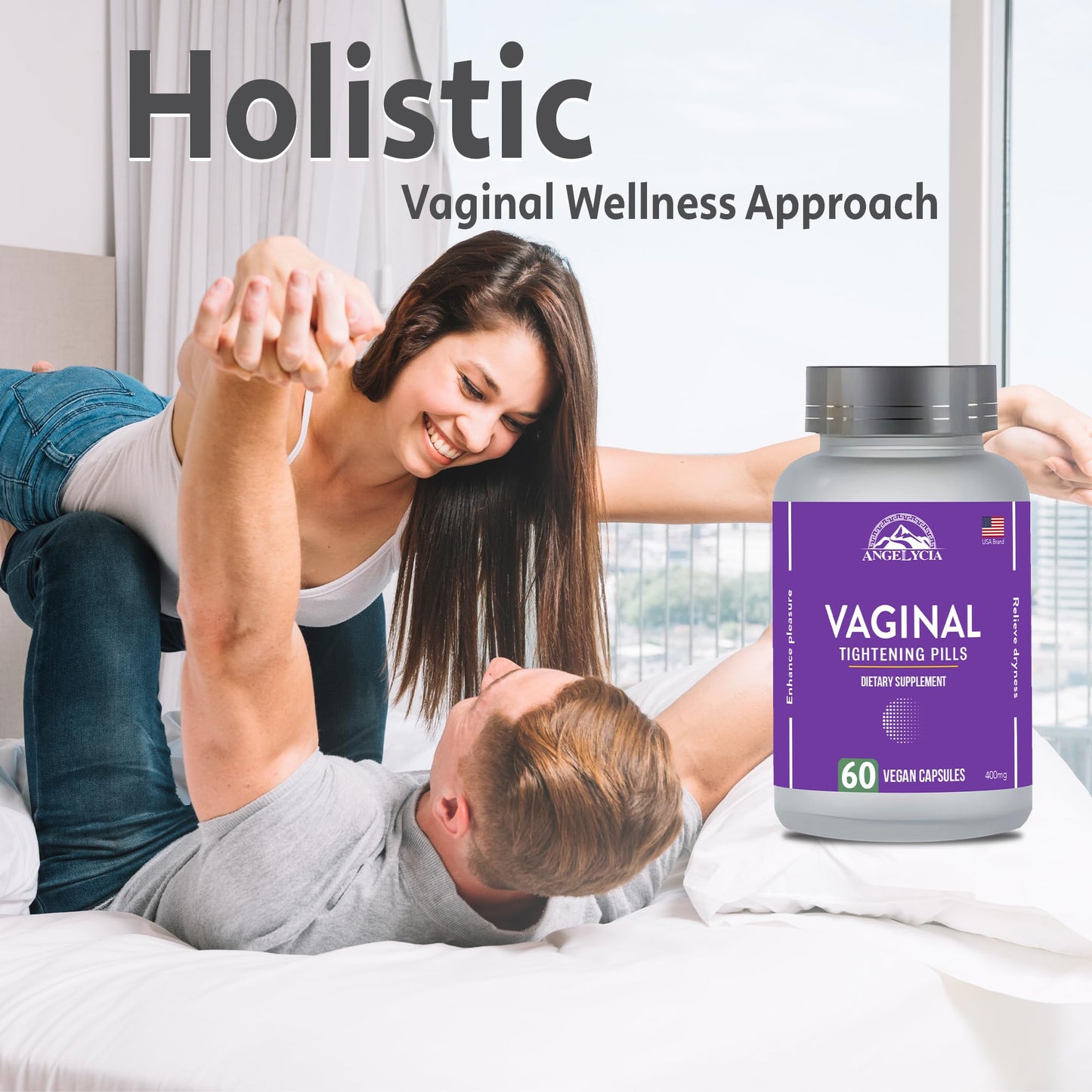 Vaginal Tightening Pill - Tighten, Rejuvenate & Lubricate - Vaginal Moisturizer Pill for Dryness and Vaginal Tightening - Vaginal Health Solution - Vagina Health with Moisturizing Benefits