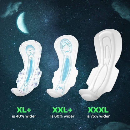 Whisper Ultra Night Sanitary Pads for Women, XXL+ 6 Napkins