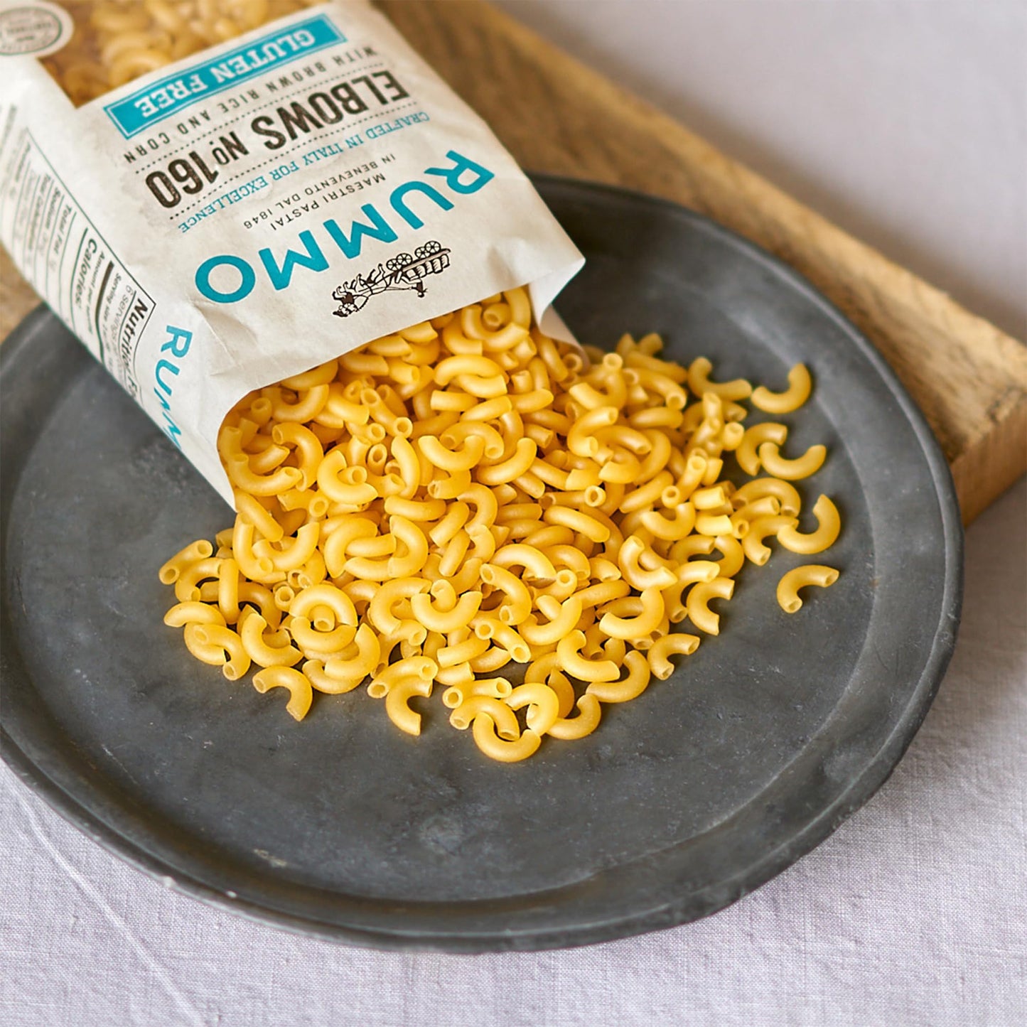 Rummo Gluten Free Elbows Pasta N.160 - Elbow Macaroni Noodles, Made with Brown Rice & Corn, Whole Wheat Pasta, GF Pasta Noodles- 12 Ounce (Pack of 5)