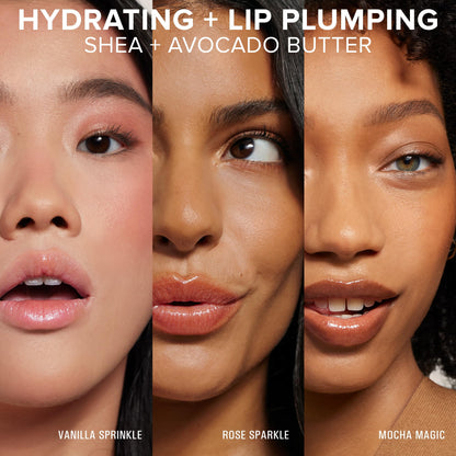 Nudestix Hydrating Peptide Lip Butter – Glossy Lip Balm with Avocado, Shea Butter & 2% Peptides for Hydration & Plumping | Clean, Vegan & Cruelty-Free