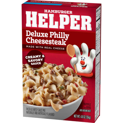 Hamburger Helper Deluxe Philly Cheesesteak, 4.8 Ounces, 12 per Case
