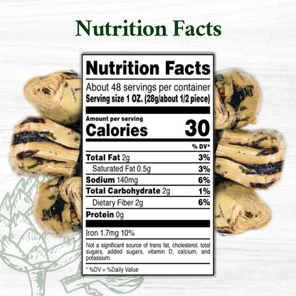 Roland Foods Grilled Artichoke Hearts Marinated in Vinegar and Oil, Specialty Imported Food, 67 Ounce, Pack of 1