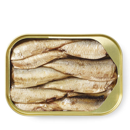 GEISHA Sardines in Extra Virgin Olive Oil 3.75OZ. (Pack of 9), Brisling Sardines | No Trans fat － Gluten Free－NON-GMO － BPA NI－Excellent Source of Protein－Ready to Eat －Omega3 fatty acid 1,800mg－Omega6 fatty acid 1,600mg－Omega9 fatty acid 4,000mg
