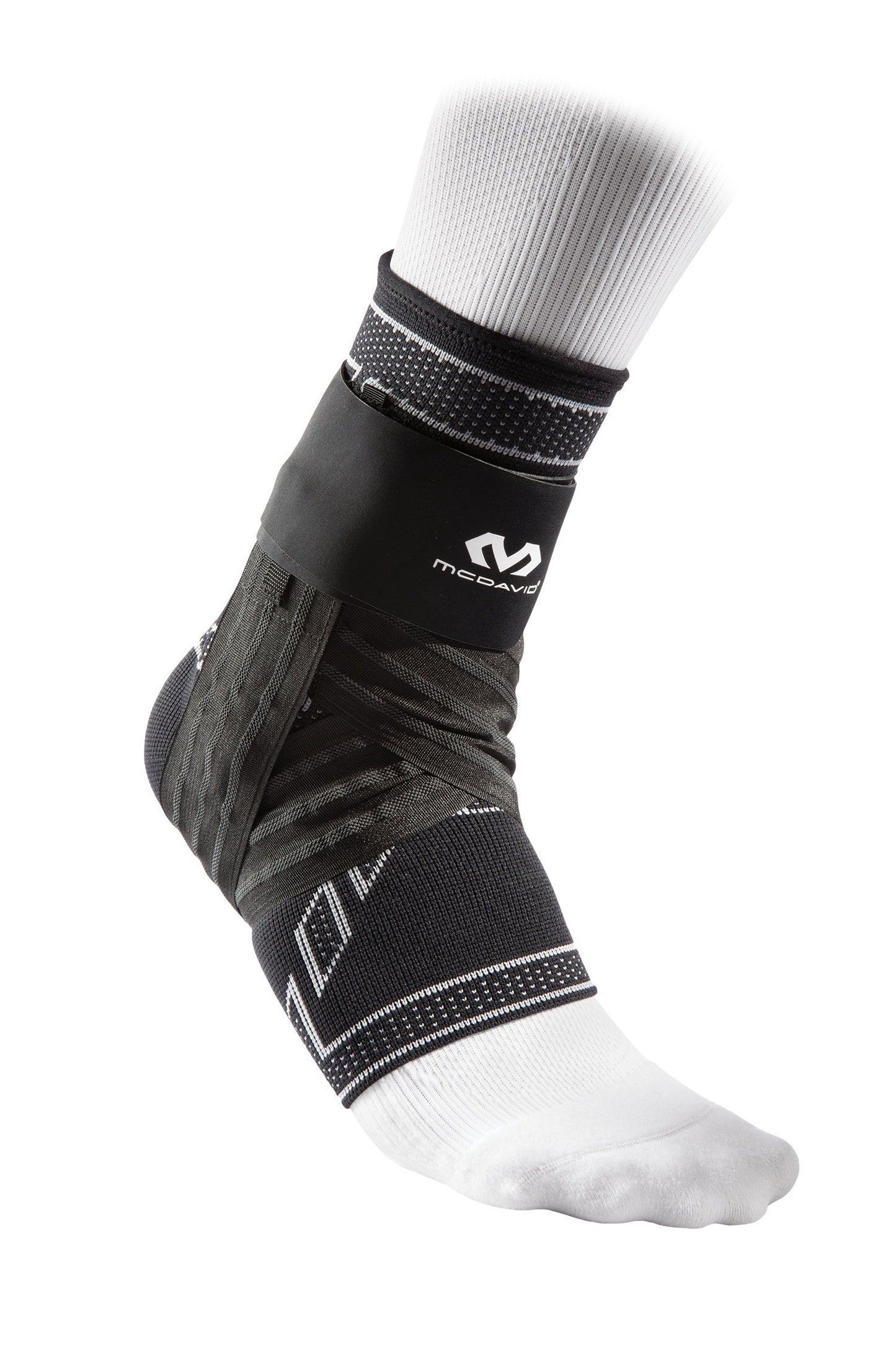 McDavid Elite Engineered Elastic Ankle Brace with Figure 6 Strap & Stays