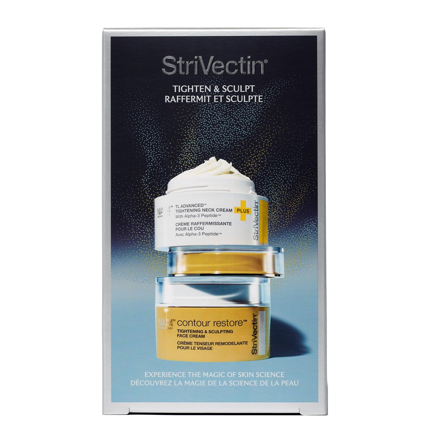StriVectin TL Advanced Holiday Duo Tighten and Sculpt Kit, Brighten and Lift Skin Tone, Peptides and Hyaluronic Acid