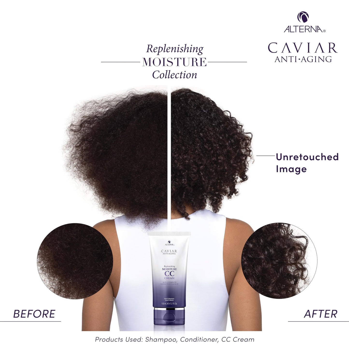 CAVIAR Anti-Aging Replenishing Moisture CC Cream |10-in-1 Hair Protection & Treatment Cream | Nourishes, Restores & Hydrates