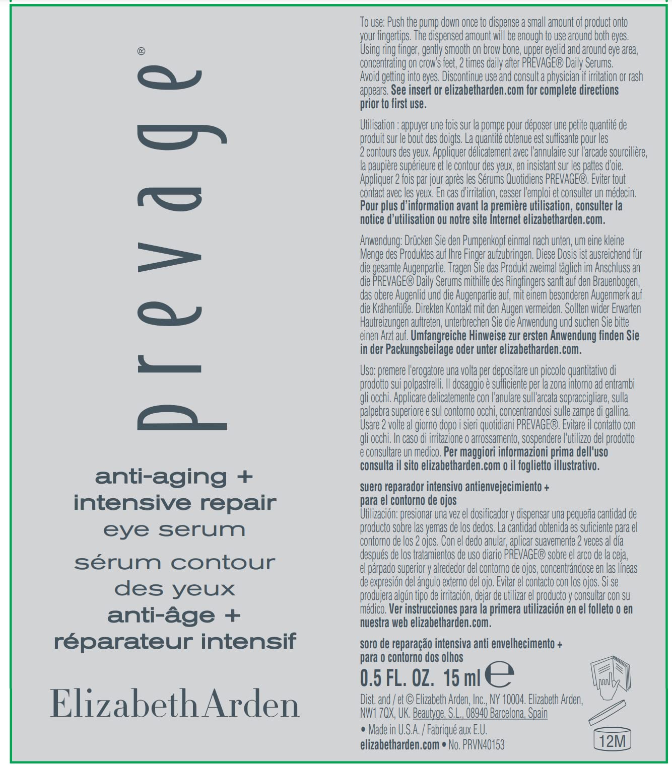 Elizabeth Arden Prevage Anti-Aging + Intensive Repair Eye Serum, Skincare Treatment with Idebenone, 0.5 oz