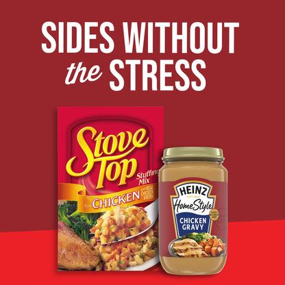 Stove Top Stuffing Mix, 1 Box, for Dinner Sides and Thanksgiving Dinner, Chicken, 6 oz