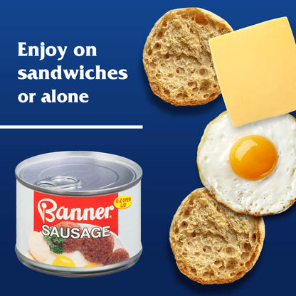 Armour Star Sausage, Ready to Eat Canned Sausage, 7g Protein Per Serving, 10.5 oz. (Bulk Pack of 12)
