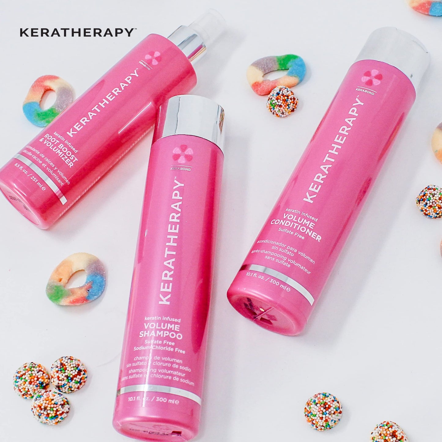 Keratherapy Keratin Infused Volume Shampoo, 10.1 fl oz, 300 ml - Volume Shampoo for Thin Hair - Kerabond Technology with Hemp Seed Oil, Indian Laurel Extract, Sea Kelp & Hydrolyzed Silk