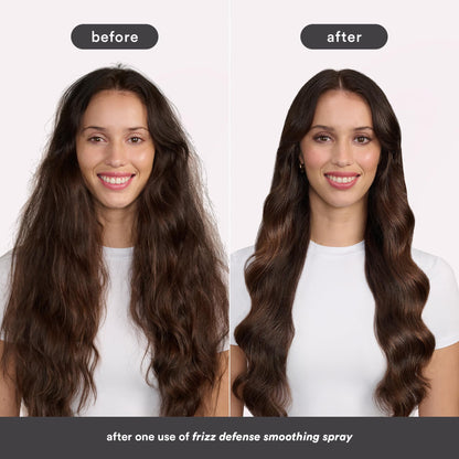 VERB Frizz Defense Smoothing Spray – Anti-Frizz Shield + Heat Protection for Sleek Blowouts – No Parabens, Gluten, or Harmful Sulfates – All Hair Types