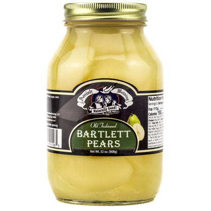 Amish Wedding Old Fashioned Bartlett Pear Halves, 32 oz. Jars (2 Jars)