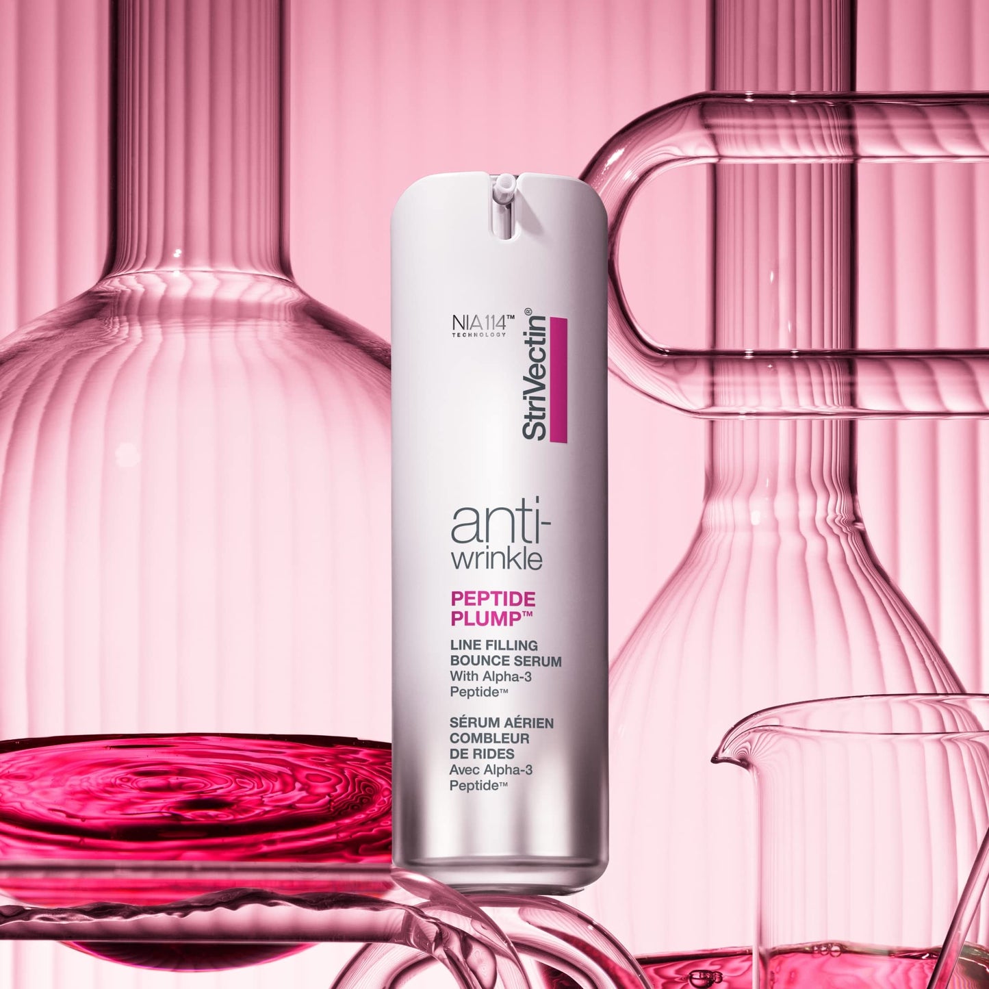 StriVectin Anti-Wrinkle Peptide Plump Line Filling Bounce Face Serum with Ceramides & Peptides for Firm Skin and Less Wrinkles & Fine Lines