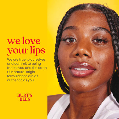 Burt's Bees Lip Balm, Lip Moisturizer With Responsibly Sourced Beeswax, with Vitamin E & Peppermint Oil, Natural Origin Moisturizing Care, 1 Tube, 0.15 oz.