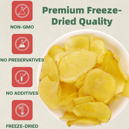 Dehydrated Potato - 350g 12.35oz Quick-Rehydrating Chunks for Soups, Stews, Potato Cakes & Home Fries | Long-Term Pantry Staple | Dried Vegetables Premium Freeze-Dried Fruits, Natural Snack