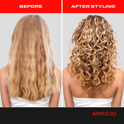 ARROJO Curl Control Curly Hair Gel – Curly Hair Products for Unruly Curls – Sulfate Free Curl Gel w/Vitamin B5 – Hair Gel for Curly Hair to Calm & Control – Anti Frizz Hair Products