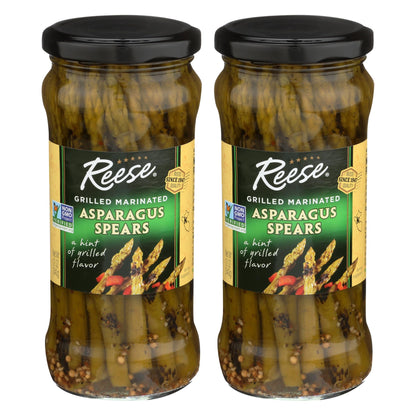 Reese Grilled Marinated Asparagus Spears, 12 Ounces (Pack of 2)