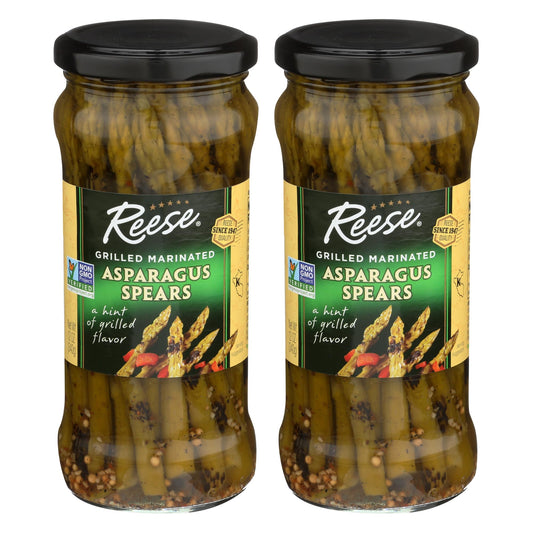Reese Grilled Marinated Asparagus Spears, 12 Ounces (Pack of 2)