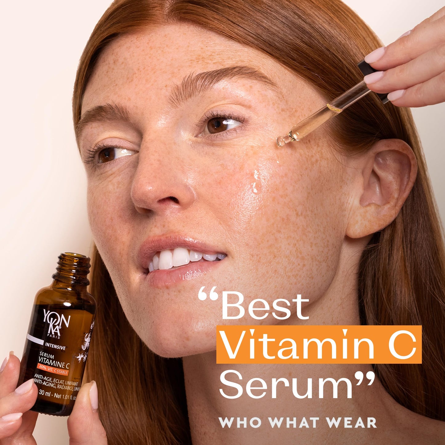 Yon-Ka 20% Vitamin C Serum | Highly Concentrated Anti-Aging Face Treatment to Even Tone, Firm Skin Texture and Boost Collagen | Made with 99% Narural Ingredients