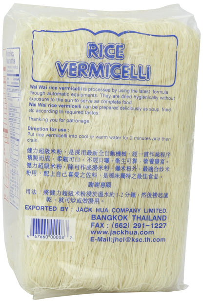 Wai Oriental Style Instant Noodles Rice Stick, 17.5-Ounce (Pack of 6)