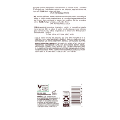 Bain de Terre Green Meadow Balancing Conditioner, Gentle Moisture Balance for Soft, Silky & Bouncy Hair with Argan & Monoi Oils, Paraben-free, Color-Safe, Vegan (2 sizes)